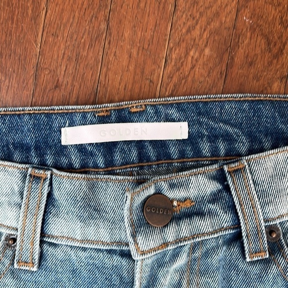 Golden | Distressed Skinny Jeans with Zippers - Picture 3 of 9